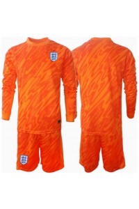 Fotbalové Dres Anglie Brankářské Dětské Domácí Oblečení ME 2024 Dlouhý Rukáv (+ trenýrky)